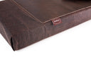 Bradleys Heritage knæpude, læder og oilskin, brun