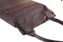 Bradleys Heritage knæpude, læder og oilskin, brun