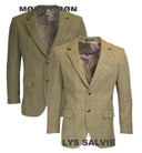 Windsor mens blazer, derby tweed, lys salvie