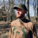 Baseball Cap, wax cotton, grøn