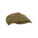 Charlie Derby Tweed Bakerboy hat, lys salvie