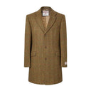 MURDO 3/4 COAT, mustard herringbone