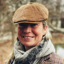 Hudson Cord Newsboy Hat - lys brun fløjl