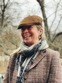 Hudson Cord Newsboy Hat - lys brun fløjl