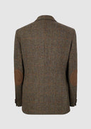 Patrick blazer, brun herringbone, Harris Tweed