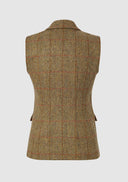 Pippa Waistcoat Harris Tweed, mustard herringbone