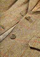 Pippa Waistcoat Harris Tweed, mustard herringbone