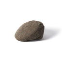 Stornoway Harris Tweed Flat Cap sixpence - brun