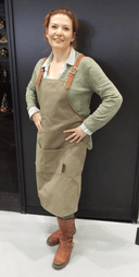 Bradleys Heritage Utility forklæde, lærred, khaki