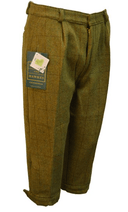 Breeks knickers knæbukser, derby tweed, lys salvie