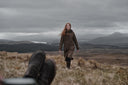 Struther Ladies Long Riding Coat ridefrakke, brungrøn