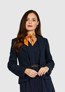 Tammy Short Jacket Harris Tweed, marineblå herringbone