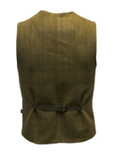 Alcott Formal Waistcoat, vest, derby tweed, lys salvie