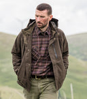 Struther Zip Jacket letvægts jagtjakke, mørk grøn