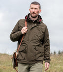 Culloden Waterproof regnjakke, mørk oliven