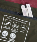 Culloden Waterproof regnjakke, mørk oliven