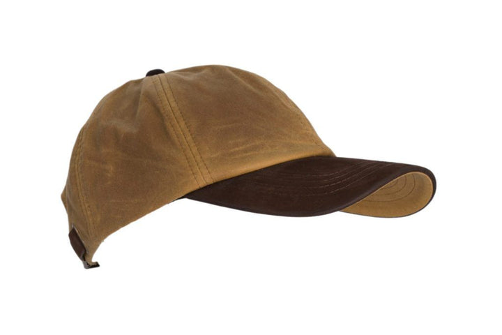 Stallington oilskin baseball cap, beige