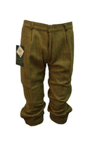 Breeks knickers knæbukser, derby tweed, lys salvie