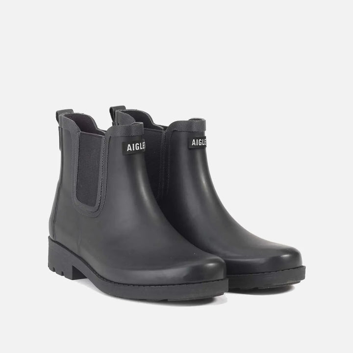 Aigle Carville chelsea style gummistøvle, sort