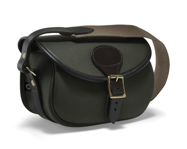 CROOTS Rosedale Cartridge Bag, kanvas, dark loden