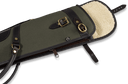 CROOTS Rosedale Shotgun Slip, håndtag, kanvas, dark loden/dark tan