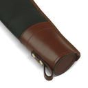 CROOTS Rosedale Shotgun Slip 30", håndtag, kanvas, dark loden/london tan