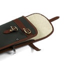 CROOTS Rosedale Shotgun Slip 30", håndtag, kanvas, dark loden/london tan