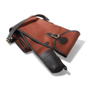 CROOTS Rosedale Roll-up Shotgun Slip, kanvas, fox tan/ræverød