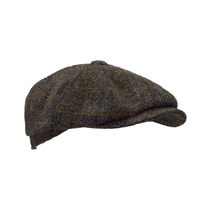Thomas Harris Tweed Bakerboy hat, Clinton brun