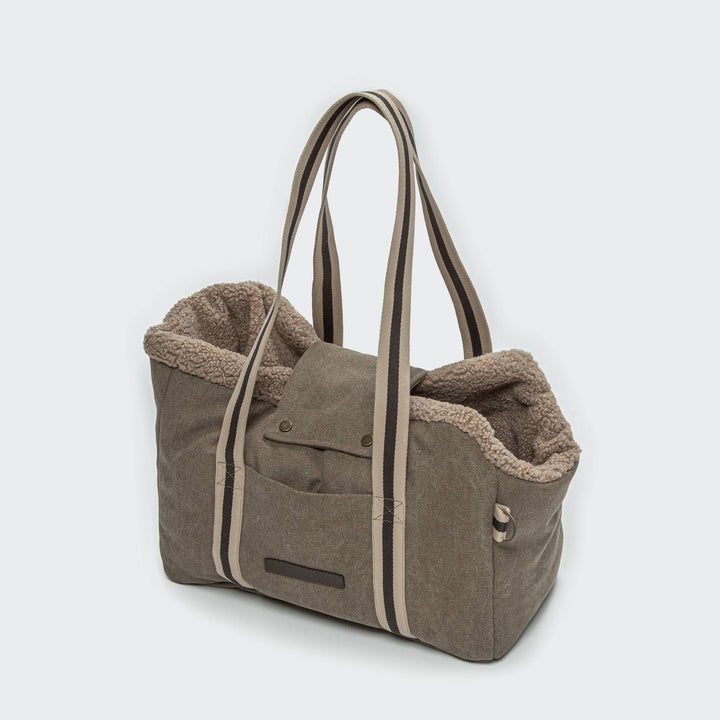 Hundetaske Lucca, Canvas Sand
