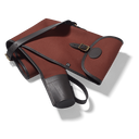 CROOTS Rosedale Roll-up Rifle Slip, kanvas, fox tan/ræverød