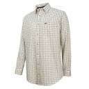 Balmoral Luxury Tattersall skjorte, creme, navy/vinrød