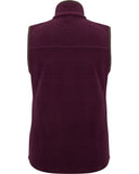Stenton Ladies Vinrød Fleece Gilet vest