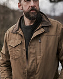 Stewarton Canvas Coat fritidsjakke med ternet for