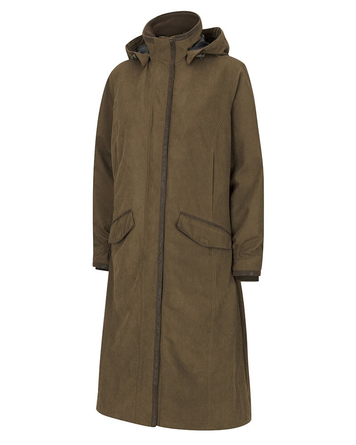 Struther Ladies Long Riding Coat ridefrakke, brungrøn