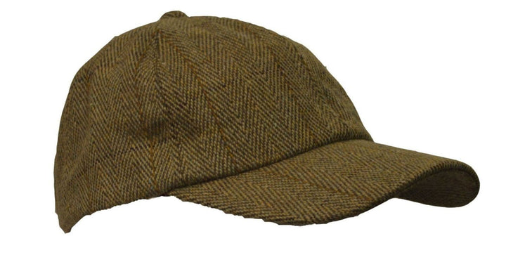 Tweed baseball cap, one size, lys salvie - Godsejeren.dk
 - 1