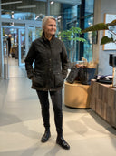 Caledonia Ladies Waterproof Wax Jacket, oilskinsjakke deluxe, olivengrøn