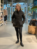 Caledonia Ladies Waterproof Wax Jacket, oilskinsjakke deluxe, olivengrøn