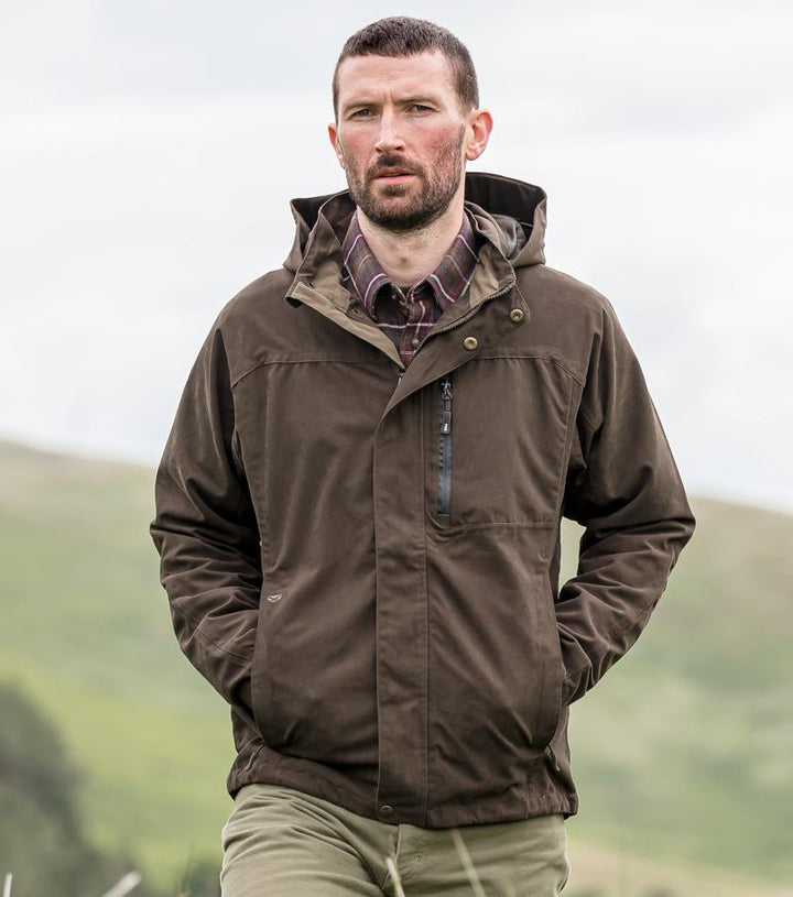 Struther Zip Jacket letvægts jagtjakke, mørk grøn