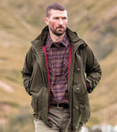 Culloden Waterproof regnjakke, mørk oliven