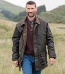 Caledonia Waterproof Wax Jacket, oilskinsjakke deluxe, grøn