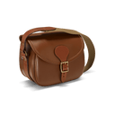 CROOTS Byland Cartridge Bag, læder, london tan