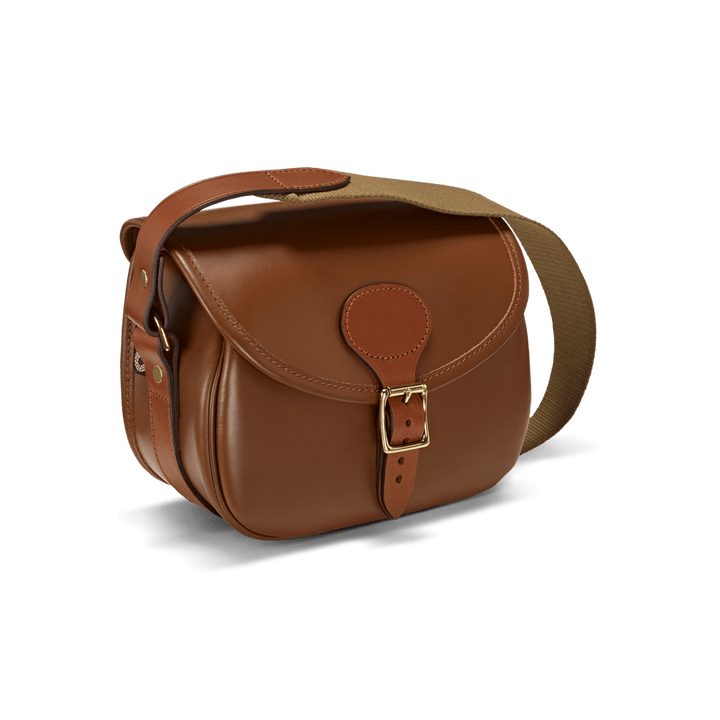 CROOTS Byland Cartridge Bag, læder, london tan