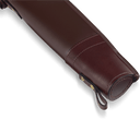CROOTS Byland Shotgun Slip zip only, læder, oxblood