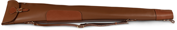 CROOTS Byland Shotgun Slip zip/flap, læder, london tan