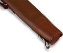 CROOTS Byland Shotgun Slip zip/flap, læder, london tan