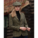 Mayland ladies hacking jacket, derby tweed, navy stripe