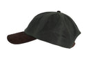 Stallington oilskin baseball cap, olivengrøn