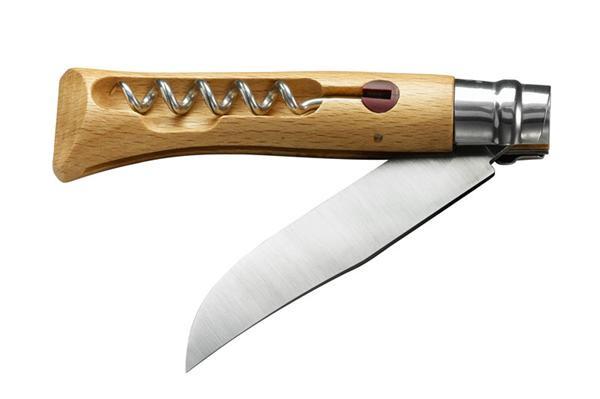 Opinel N'10 Proptrækkerkniv, rustfri stål