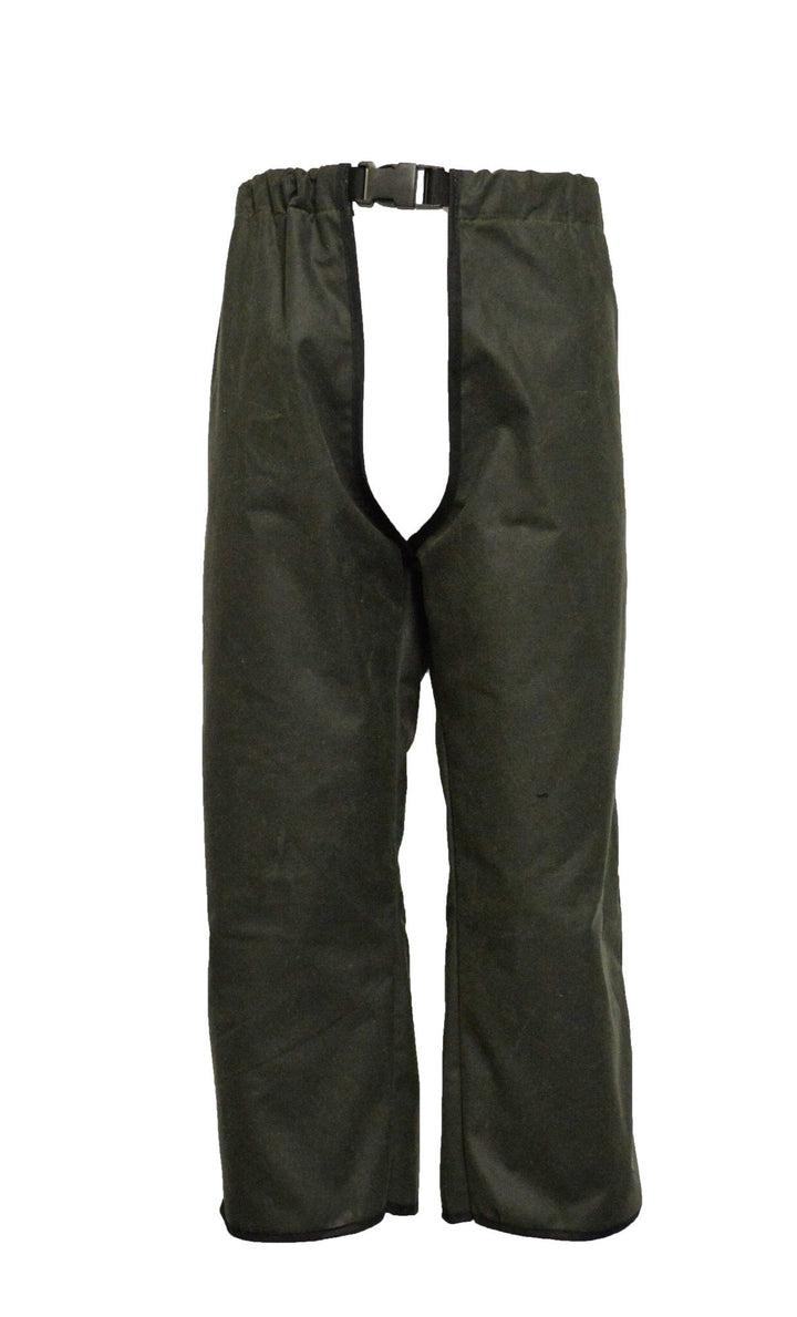 Walker & Hawkes Treggings overtræksbukser oilskin, olivengrøn